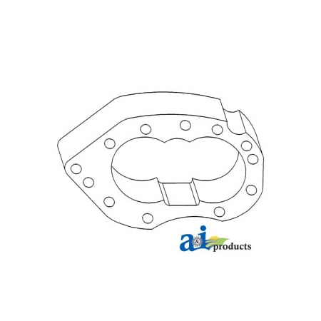 A & I Products Center Plate, Hydraulic Pump 8.5" x5.9" x2.2" A-K2043B